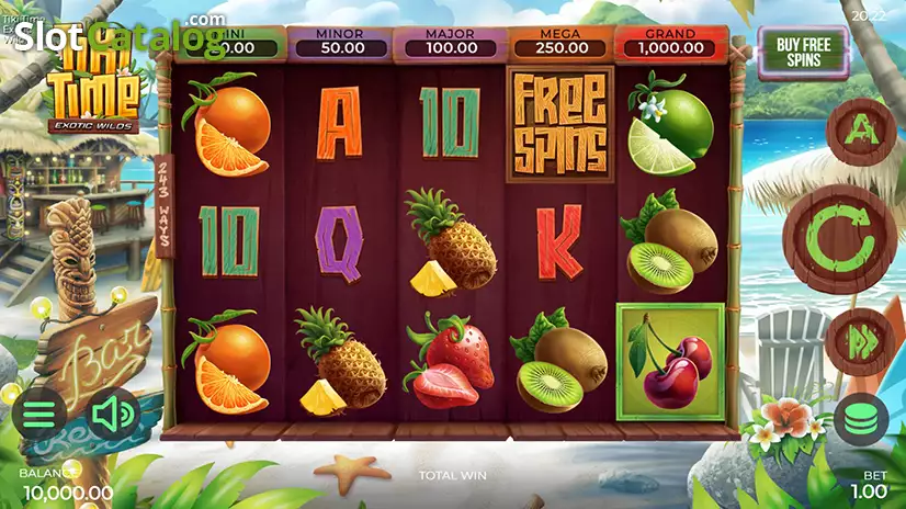 Tiki Time Exotic Wilds Slot